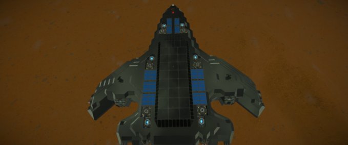 Blueprint Meag ship Space Engineers mod