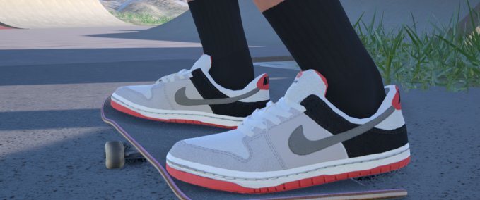 Skater XL: Nike SB Dunk Low Pro Infared v 1.0.0 Gear, Real Brand, Shoes ...