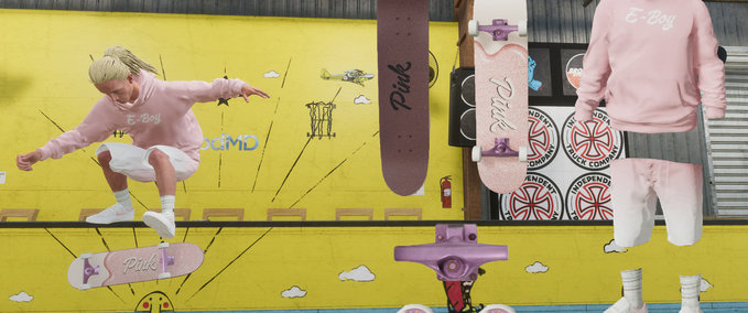 Other Pink E-Boy Pack Skater XL mod