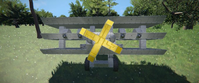Blueprint Gray tri-plane Space Engineers mod