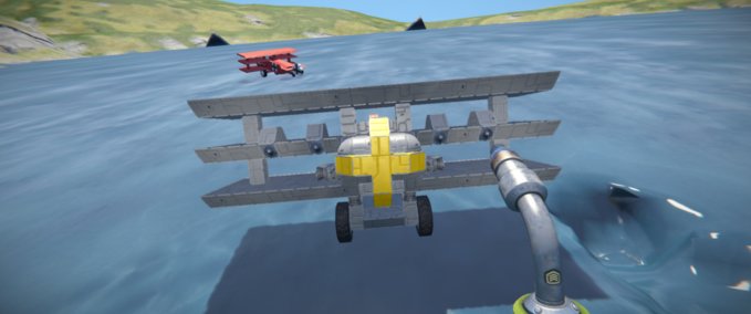 Blueprint Gray tri-plane_MK2 Space Engineers mod