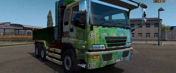 Trucks New Isuzu Giga Truck + Interieur (1.39.x) Eurotruck Simulator mod