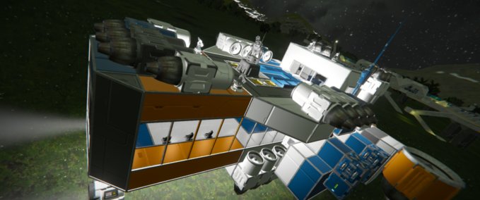 Blueprint RRF Pod Carrier Space Engineers mod