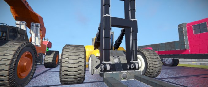 Blueprint Case forklift Space Engineers mod