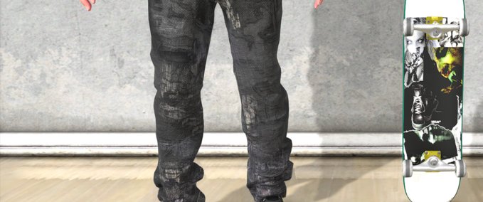 Other Undercover AW05 Arts and Crafts 85 Denim Skater XL mod