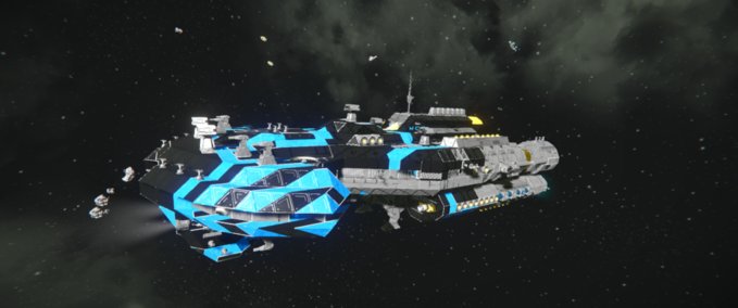 Blueprint WCO Corvette-Class SpaceSmasher V.7 Space Engineers mod