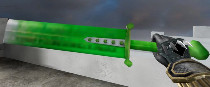Sonstiges Sample Green Middle Sword SWORDS of GARGANTUA mod