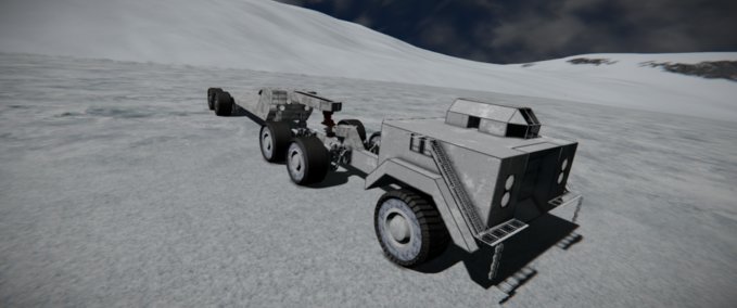 Blueprint Truck and trailer Space Engineers mod