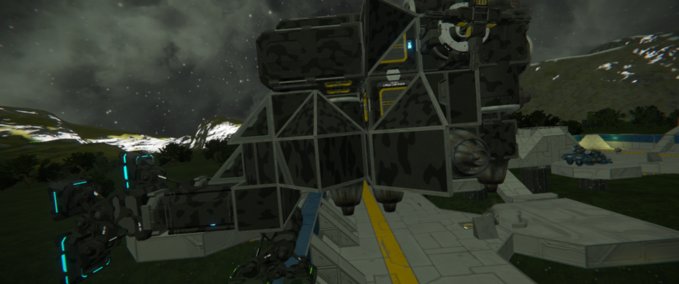 Blueprint Static Grid 4359 Space Engineers mod