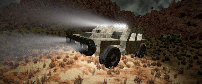 Blueprint Army truck Space Engineers mod