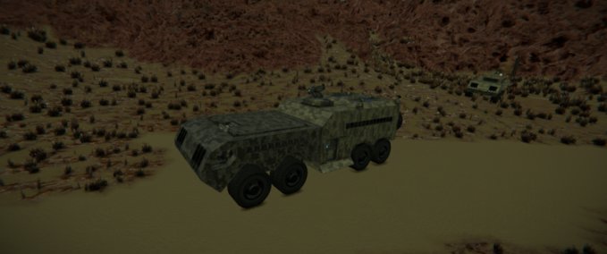 Blueprint Army truck Space Engineers mod