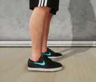 Nike SB Janoski black & hombre blue suede Mod Thumbnail