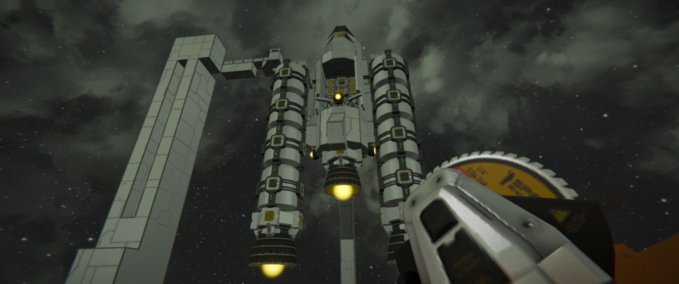 Blueprint Lançamento pesado Space Engineers mod