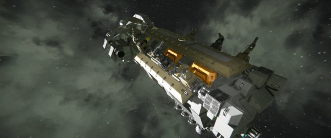 Space Engineers: LCC-3 Military Freighter v 1.0 Blueprint, Ship, Large ...