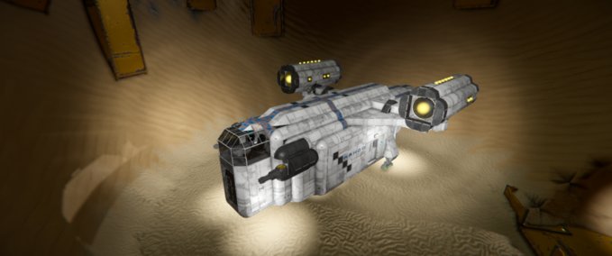 Blueprint Mandalorian Ship-Razor Crest Space Engineers mod