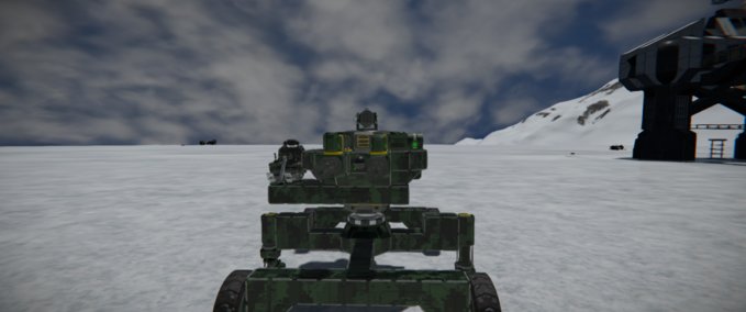 Blueprint Anti Aircraft Turret_MK2 Space Engineers mod