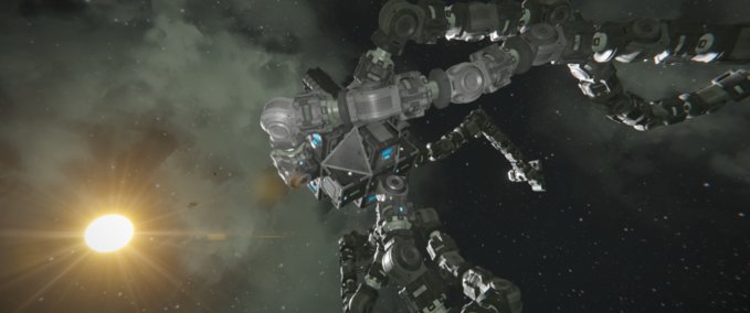 Blueprint Clusterian Spaceform Space Engineers mod