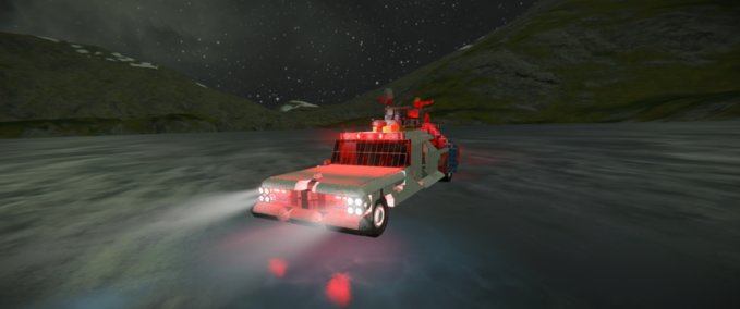 Blueprint Ecto-1 Space Engineers mod