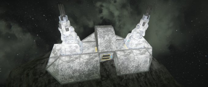Blueprint Defence battery Space Engineers mod