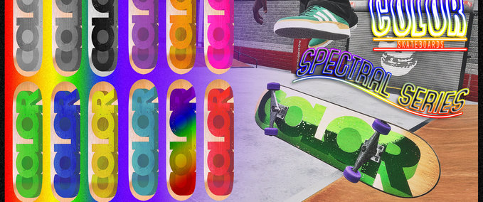 Other Color Skateboards: Foil Pack Skater XL mod
