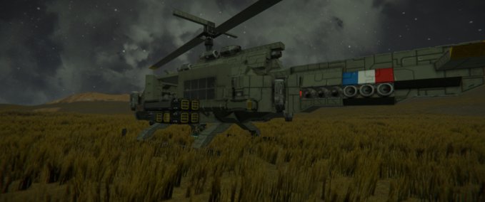 Blueprint Helicopter Space Engineers mod