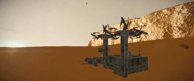 Blueprint Outpost Alpha Space Engineers mod
