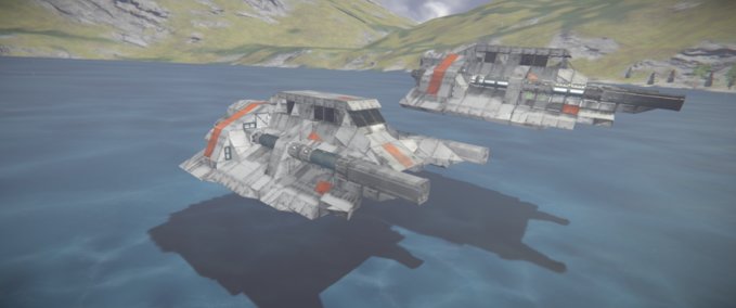 Blueprint T-47 SNOW SPEEDER Space Engineers mod