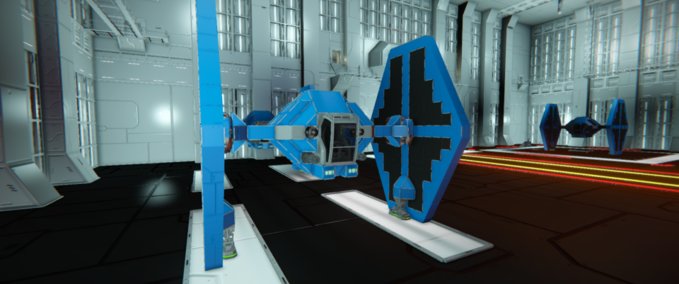 Blueprint Imperial TIE Fighter(Atmospheric) Space Engineers mod