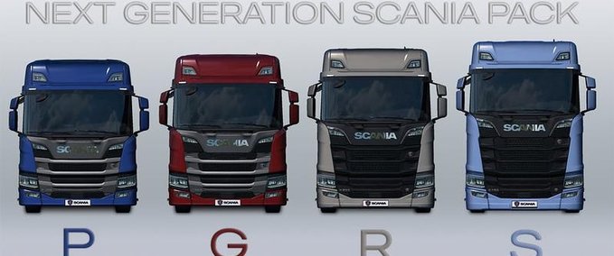 Trucks Scania NextGen  P,G,R,S v2.3 *FMod & Open Window* 1.39.x Eurotruck Simulator mod