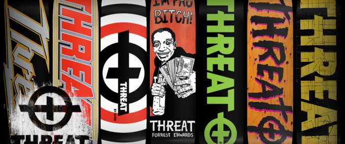 Gear Threat Skateboards Deck Pack Skater XL mod