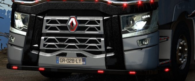 Trucks Renault T Blinds Black Paint [1.38 – 1.39] Eurotruck Simulator mod