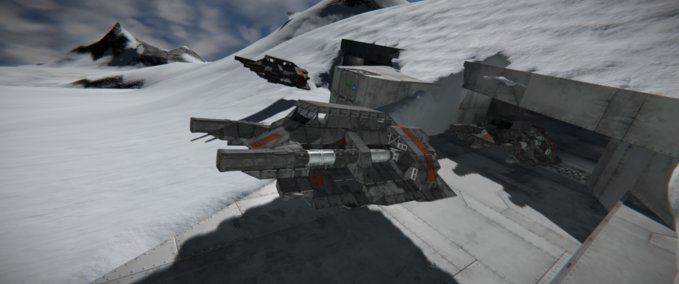 Blueprint T-47 SNOW SPEEDER Space Engineers mod