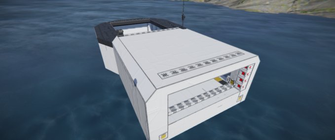 Blueprint Space 2099 Landing Pad &amp; Air Lock Space Engineers mod