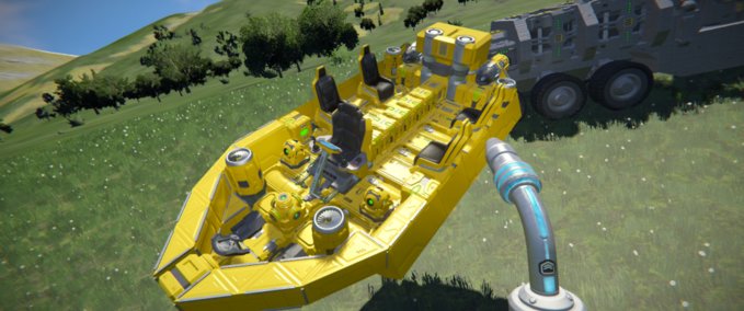 Blueprint Rubbery dingey rapid Space Engineers mod