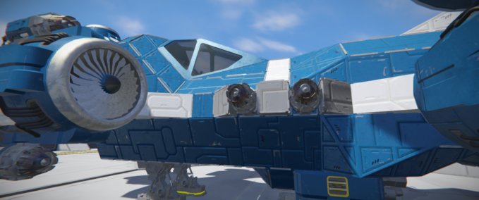 Blueprint Fighter mk.1 Space Engineers mod