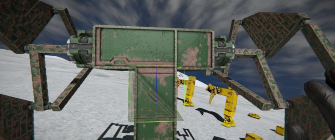 Blueprint Small grid leg set Space Engineers mod