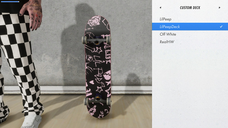 Skater XL: Lil Peep Tribute Deck Texture made by davysk8 v 1.0.0 Gear ...
