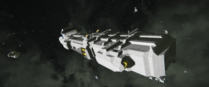 Space Engineers: Kraken-Class Utility Freighter v 1.0 Blueprint, Ship ...