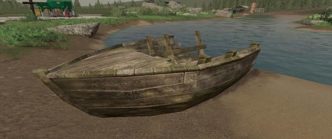 Objekte Wrecked Boat (Prefab*) Landwirtschafts Simulator mod