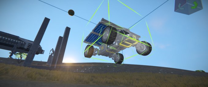 Blueprint survival rover Space Engineers mod