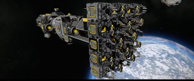 Blueprint Warsage Mk. V [Highwind Tender] Space Engineers mod