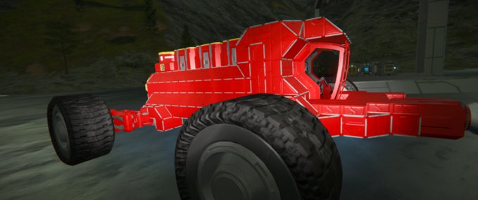 Blueprint Big red rover Space Engineers mod