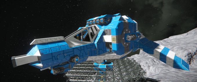 Blueprint Makutta support fighter Space Engineers mod