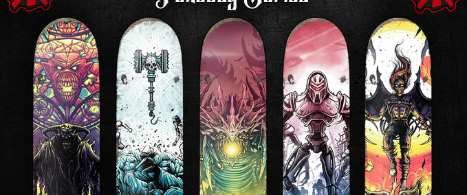 Other Red Rum Skateboard - Fantasy Mini Series Skater XL mod