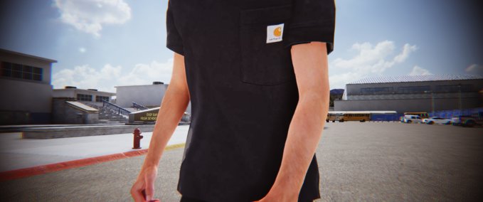 Other Carhartt WIP - Tshirt - men - color (black) Skater XL mod