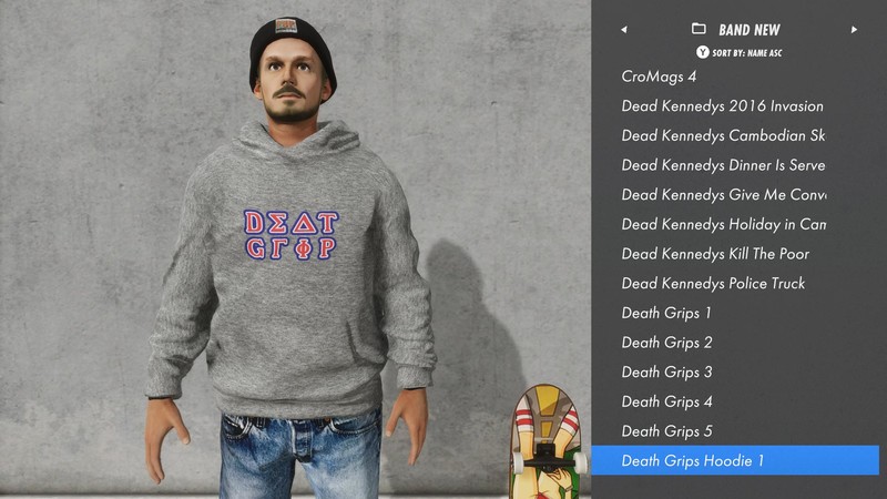 Skater XL: Death Angel band merch v 1.0 Gear, Real Brand, Short Sleeve  T-Shirt, Hooded Sweatshirt Mod für Skater XL