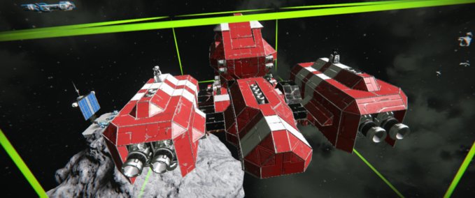 Blueprint Big Red Space Engineers mod