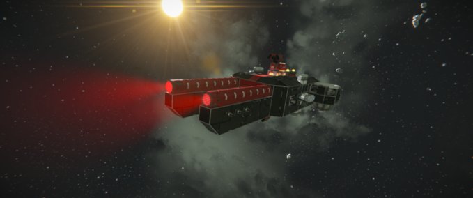 Blueprint Vanguard Class Corvette Space Engineers mod