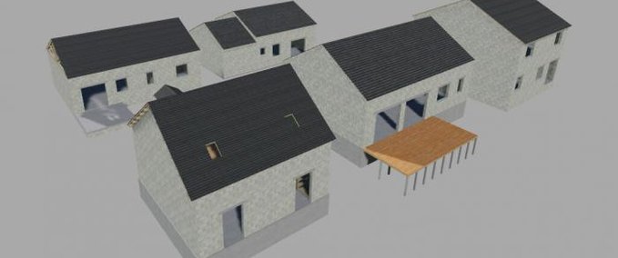 Gebäude Constructions Houses (Prefab*) Landwirtschafts Simulator mod