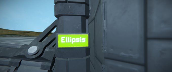 Blueprint Ellipsis Emergency Dropship Space Engineers mod